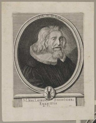 Bildnis des Ioh. Laurent. Schröderus