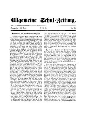 Kinderzucht und Schulwesen in England