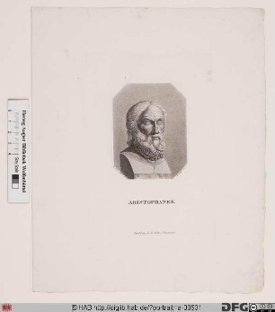 Bildnis Aristophanes von Athen