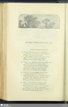 Poems Written In 1817
