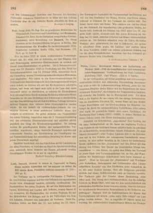 181 [Rezension] Paul, Georg, Die Kirchensteuer in Preussen für das Rechnungsjahr 1924