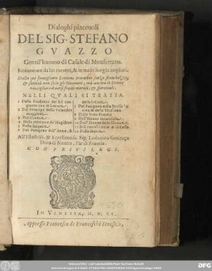 Dialoghi piaceuoli