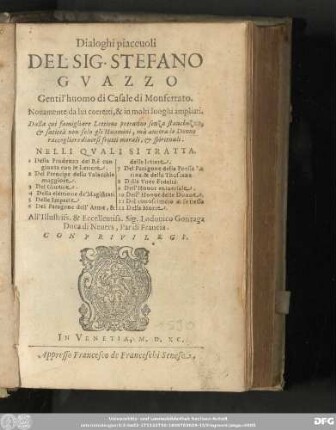 Dialoghi piaceuoli