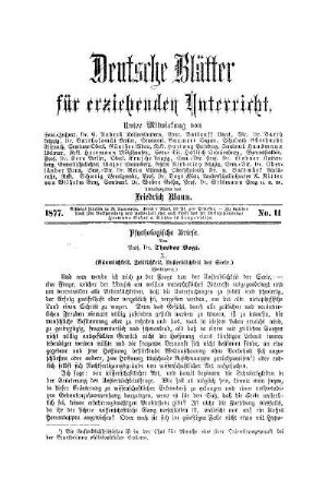 Psychologische Briefe : (Fortsetzung)