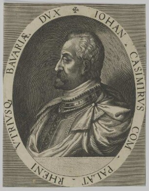 Bildnis des Iohan Casimirvs Com. Palat. Rheni