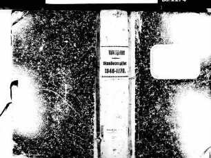 Willstätt OG; Evangelische Gemeinde: Standesbuch 1848-1870