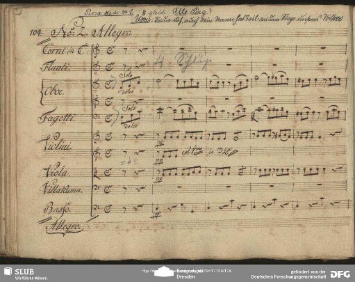 Aria: "Wenn Sieges Lieder tönen"
