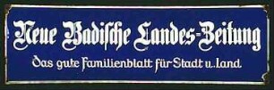 Neue Badische Landes-Zeitung