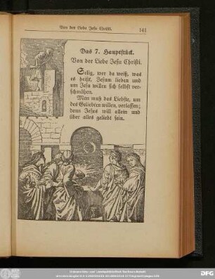 Das 7. Hauptstück. Von der Liebe Jesu Christi.