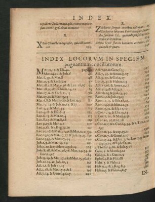 Index Locorum In Speciem