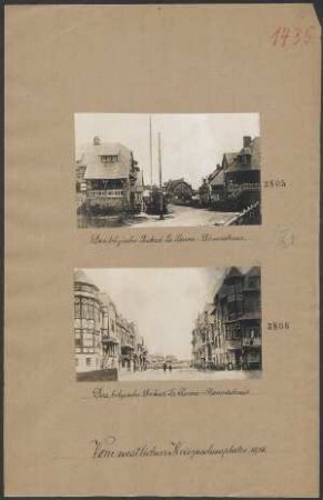 Das belgische Seebad La Panne: Dünenstraße