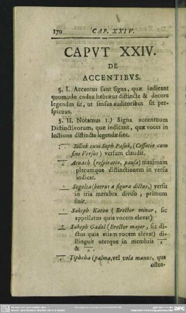 Caput XXIV. De Accentibus