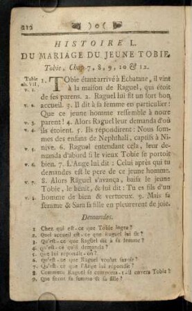 212-216, Histoire L
