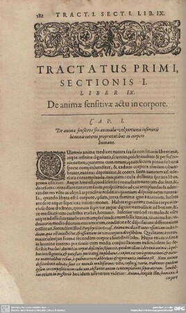 Liber IX. De animae sensitivae actu in corpore.