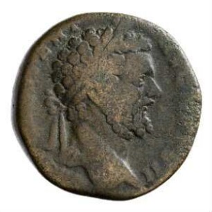 Münze, Sesterz, 195 - 196 n. Chr.