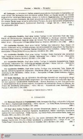 IX. Mexiko