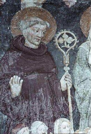 Thronende Muttergottes mit Heiligen und Stiftern