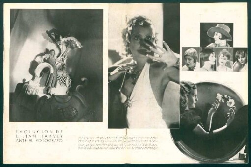 Evolución de Lilian Harvey ante el fotógrafo