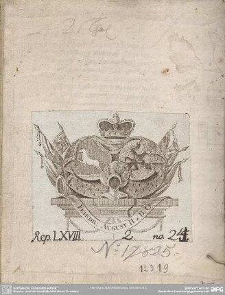 Exlibris: Friedrich August, Herzog von Braunschweig-Oels.