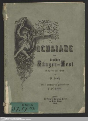 Jocusiade zum deutschen Sänger-Fest in Wort und Bild