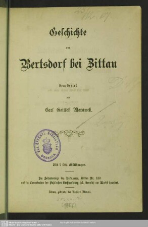 Geschichte von Bertsdorf bei Zittau