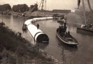 Bau Berne-Düker (Nr. 9) am Rhein-Herne-Kanal