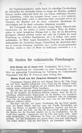 Ein Fund aus jüngerer Steinzeit aus Böhmen