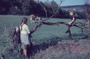 Thüringer Wald. Hirtenkinder