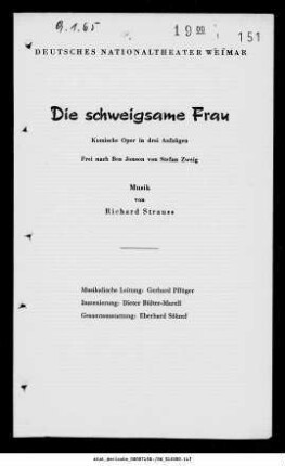 Die schweigsame Frau