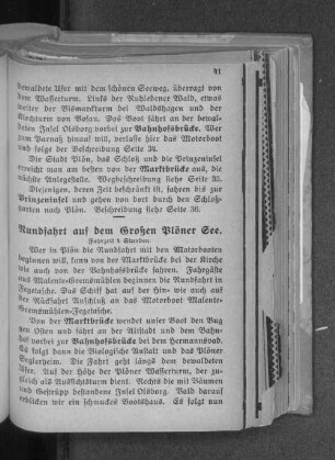 Rundfahrt auf dem Großen Plöner See.