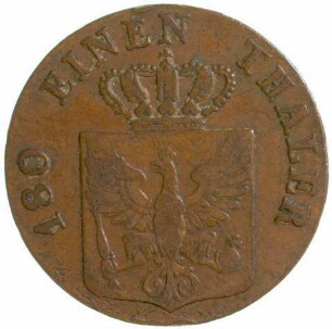 Münze, 2 Pfennig, 1826