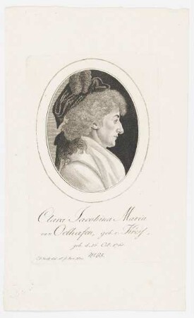 Bildnis der Clara Jacobina Maria Oelhafen