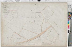 Uelzen (Unna), Zusammenlegung Uelzen, Bl. 1 Urkarte II Flur 1