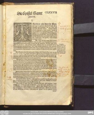 Die Epistel Sanct Jacobi.