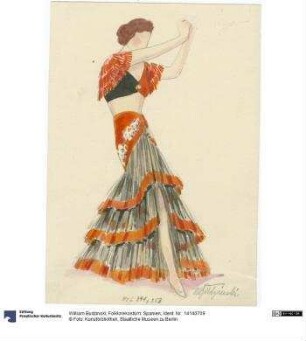 Folklorekostüm: Spanien