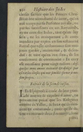 Extrait de la seconde raison.