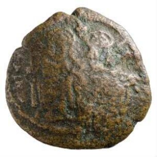 Münze, Halbfollis, 572 / 573