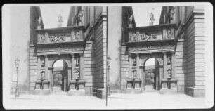 Portal der Schloßkapelle in Dresden : Portal der Schloßkapelle in Dresden. Fotografie (vor 1910; A. Kotzsch)