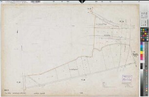 Lippstadt (Lippstadt), Flurbereinigung Lippstadt (Umgehungsstraße), Bl.10 Zuteilungskarte Lippstadt Flur 38