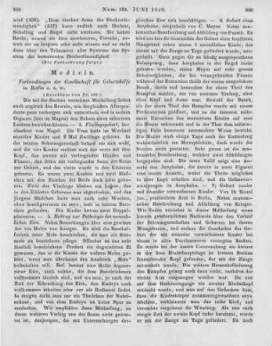 Verhandlungen der Gesellschaft für Geburtshilfe in Berlin. Jg. 1. Berlin: Reimer 1846 (Beschluss von Nr. 123)