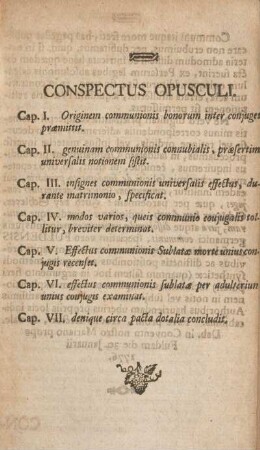 Conspectus opusculi.