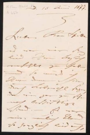 Brief an Mathilde Spitta : 15.06.1877