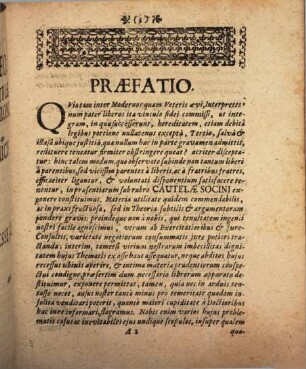 Diss. inaug. ... de iure circa cautelam Socini