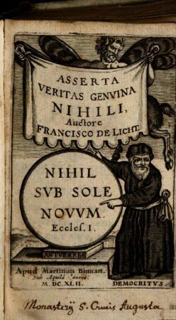 Asserta Veritas Genvina Nihili