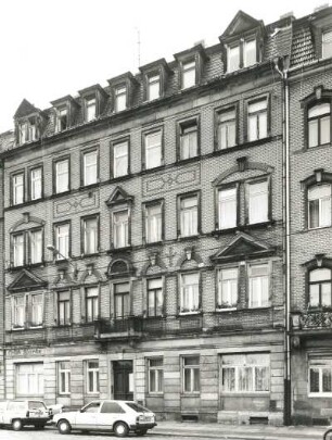 Dresden-Neustadt, Friedensstraße 10. Wohnhaus (um 1900). Straßenansicht