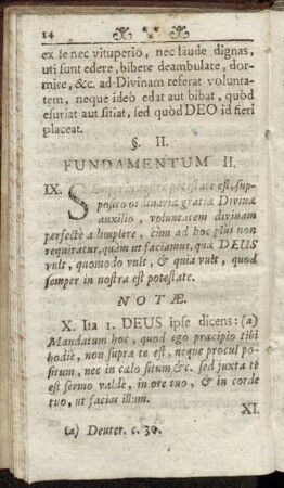 §. II. Fundamentum II.