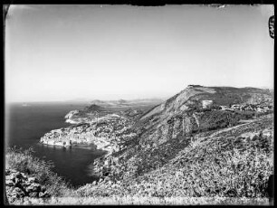 Blick vom Srdj-Berg nach Dubrovnik