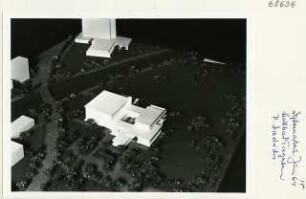 Stadtbad, Berlin-Tiergarten (Diplomarbeit bei Karl Wilhelm Ochs): Modellfoto
