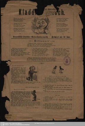 Kladderadatsch : humoristisch-satyrischer Gosen-Kladderadatsch