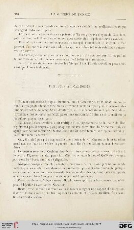 Troubles au Cambodge … Arrivée des renforts